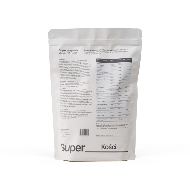 SUPERPAUZA Super Bones Plant Protein - Cream 750g