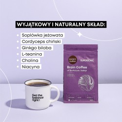 SUPERSONIC BRAIN COFFEE INSTANT WITH ADAPTOGENS  180G  EXP:06.2025