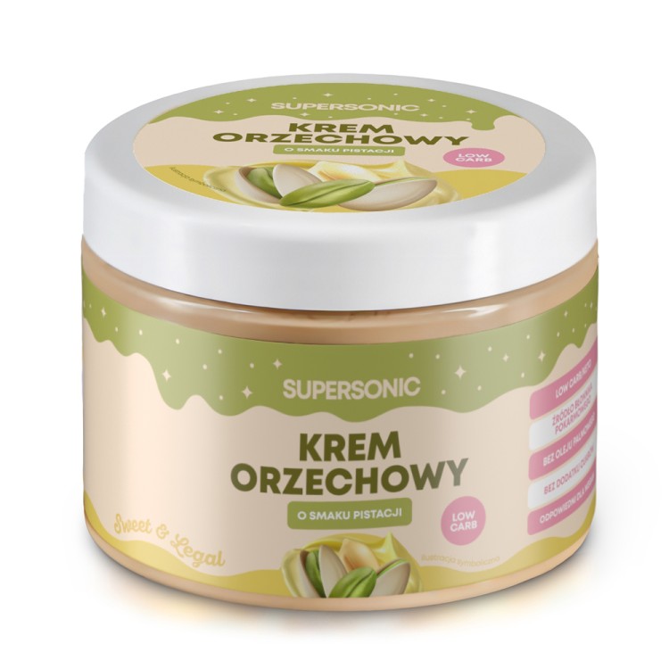 SUPERSONIC Low-carb Pistachio Nut Cream 280 g SUPERSONIC Low-carb Pistachio Nut Cream 280 g