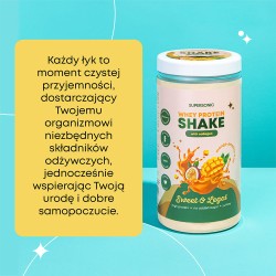 SUPERSONIC Protein shake mango-passion fruit flavour with collagen  560 g (16 servings)  EXP: 04.2025