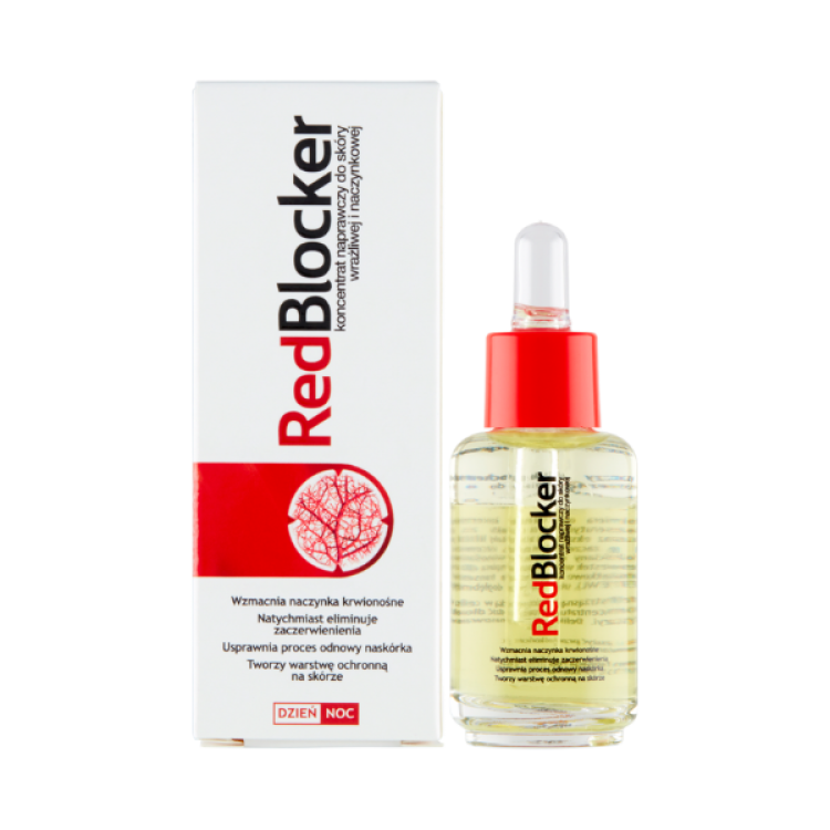 REDBLOCKER repair concentrate for sensitive and capillary skin 30ml