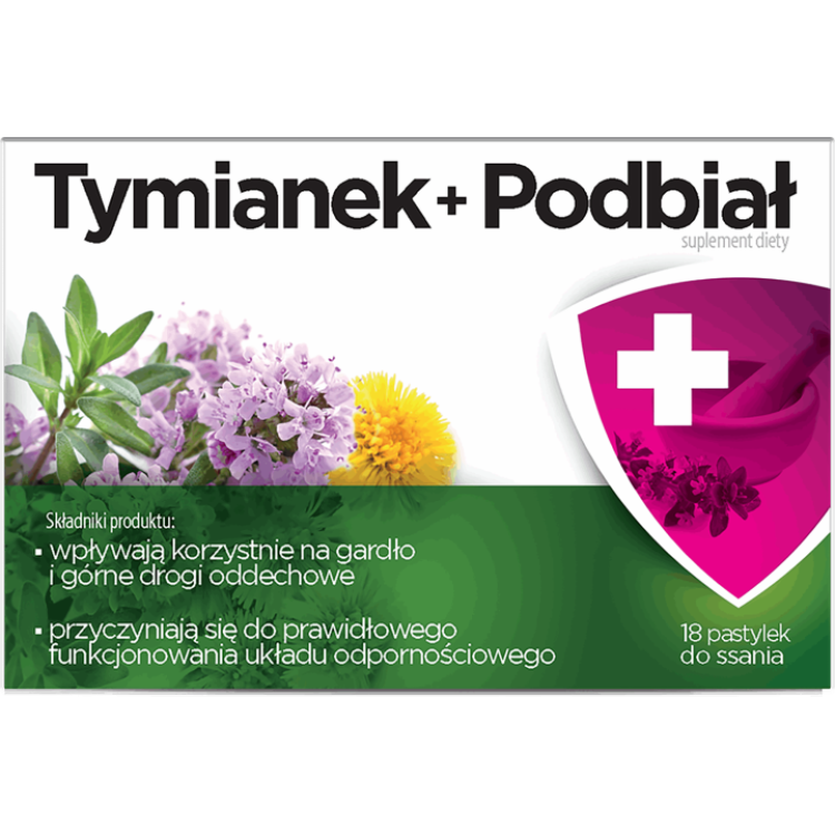 Aflofarm THYME & COLTSFOOT lozenges 18 pcs Aflofarm THYME & COLTSFOOT lozenges 18 pcs