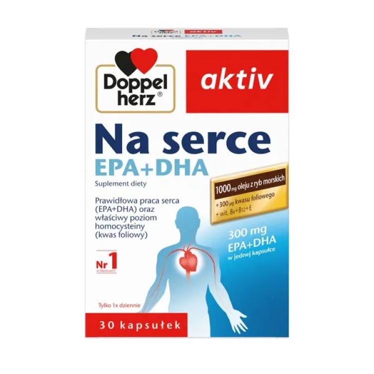 DOPPELHERZ AKTIV EPA+DHA FOR THE HEART 30 CAPSULES