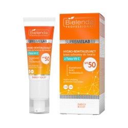 SUPREMELAB ENERGY BOOST HYDRO-REVITALIZING PROTECTIVE FACE CREAM WITH TETRA-VIT C SPF 50 40ML SUPREMELAB ENERGY BOOST HYDRO-REVITALIZING PROTECTIVE FACE CREAM WITH TETRA-VIT C SPF 50 40ML
