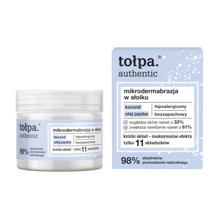 TOLPA AUTHENTIC microdermabrasion in a jar, 65 g TOLPA AUTHENTIC microdermabrasion in a jar, 65 g