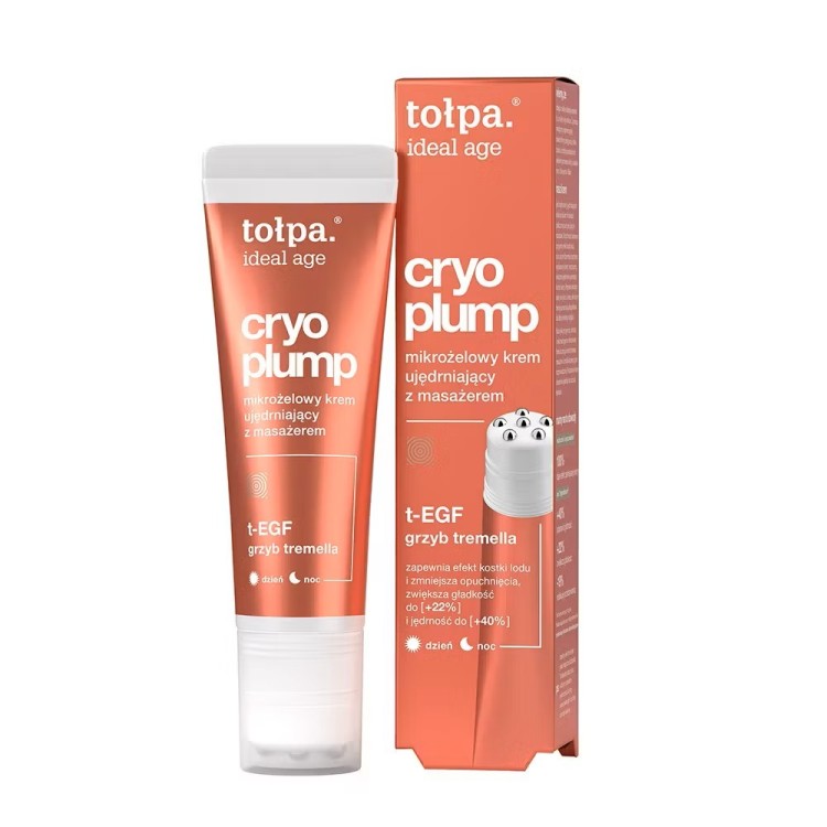TOLPA IDEAL AGE Cryo Plump Firming Micro-Gel cream with massager 50ml TOLPA IDEAL AGE Cryo Plump Firming Micro-Gel cream with massager 50ml