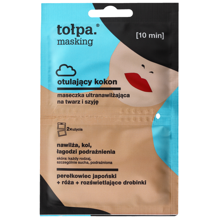 TOLPA MASKING WRAP COCOON ultra-moisturizing mask for face and neck, 2x5 ml