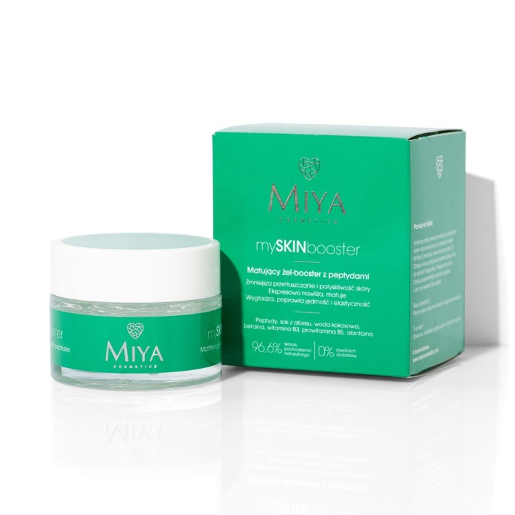 MIYA Cosmetics mySKINbooster Mattifying gel-booster with peptides 50ml EXP: 04.2024