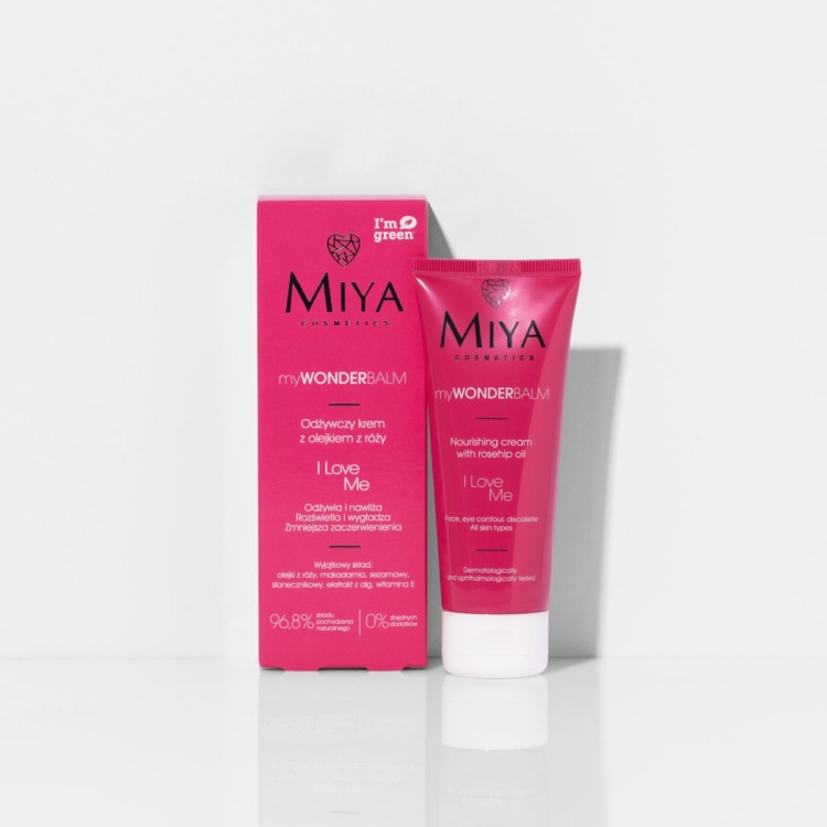 Miya Cosmetics myWONDERbalm I love me Nourishing facial cream with rosehip oil 75ml