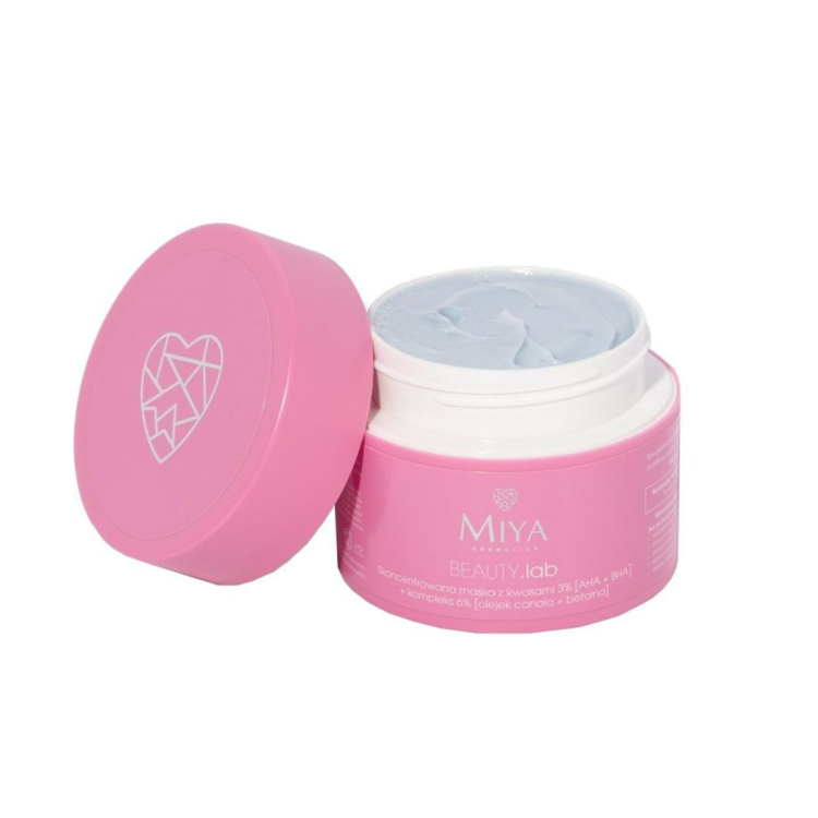 MIYA Cosmetics BEAUTY.Lab Concentrated face mask with acids 3% [AHA + BHA] 50g