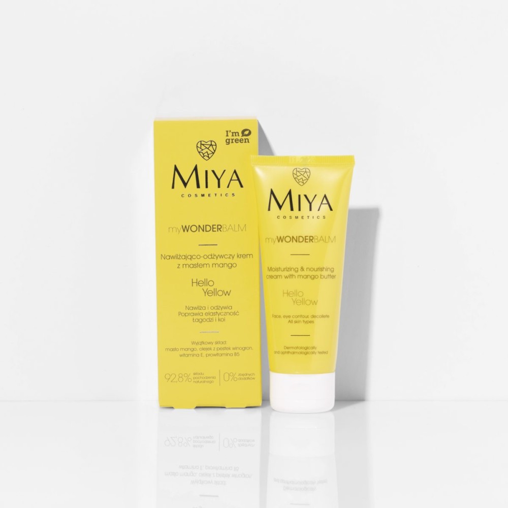 MIYA Cosmetics myWONDERBALM Moisturizing and nourishing face cream with mango butter 75ml MIYA Cosmetics myWONDERBALM Moisturizing and nourishing face cream with mango butter 75ml
