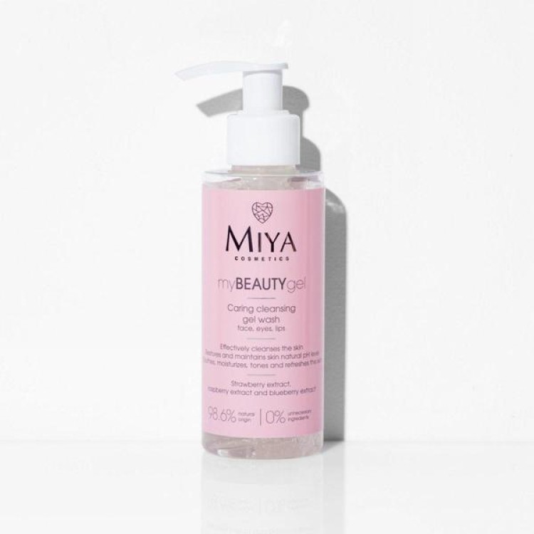 MIYA Cosmetics myBEAUTYgel Caring cleansing gel wash 140ml