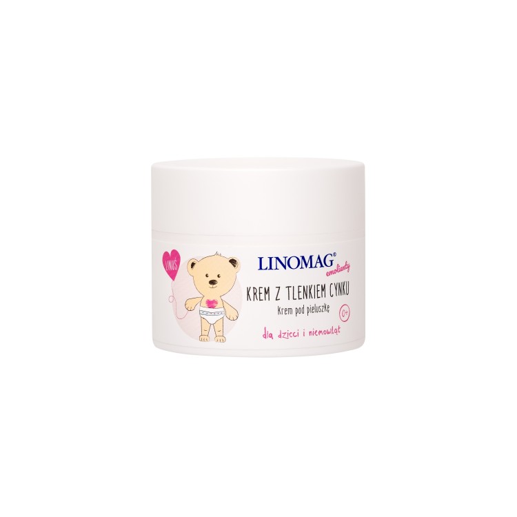 LINOMAG  CREAM WITH ZINC OXIDE diaper cream for 1st day of life 50ml