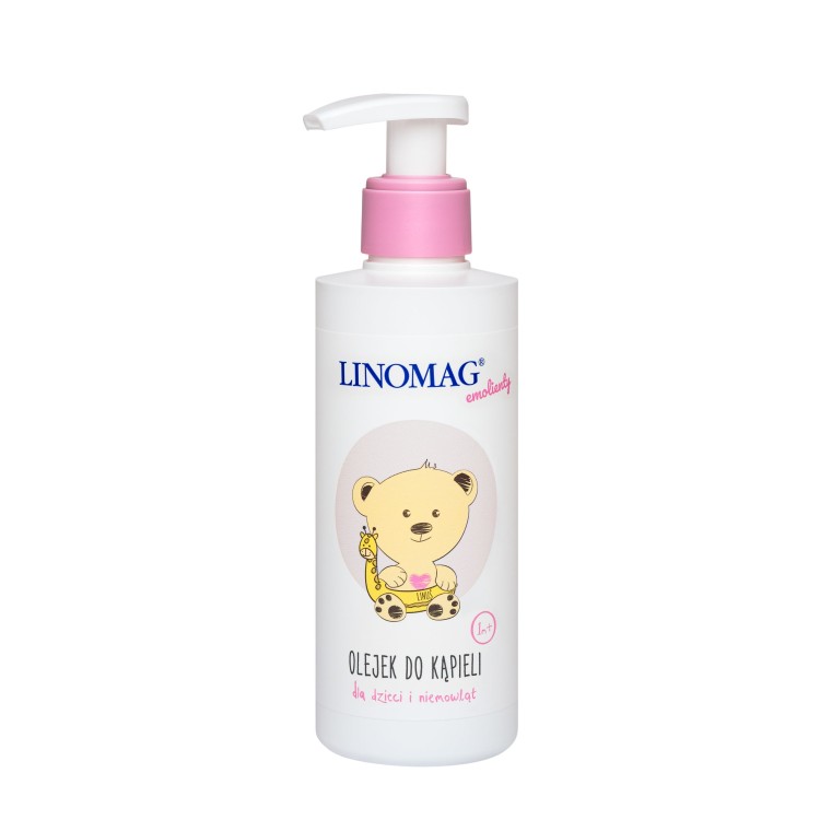 LINOMAG BATH OIL FOR CHILDREN AND BABIES from 1st month of life 200ml