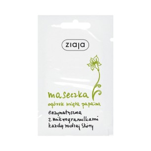 Ziaja Cucumber mint papain mask 7 ml Ziaja Cucumber mint papain mask 7 ml
