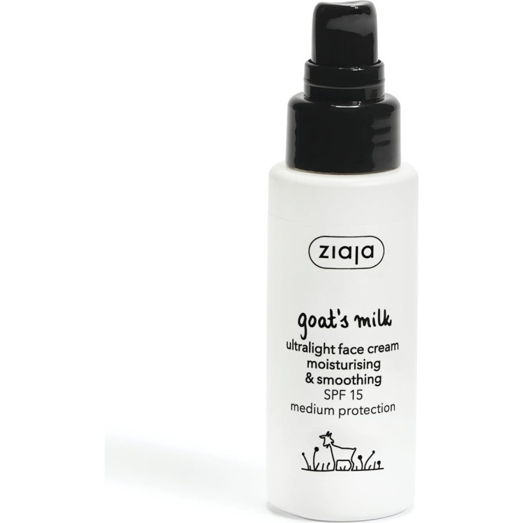 ZIAJA Goat Milk Ultralight Face Cream with SPF 15 50ml