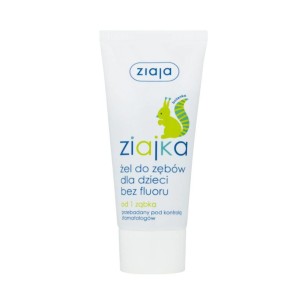 ZIAJA ZIAJKA GEL TOOTHPASTE WITHOUT FLUORIDE FOR CHILDREN FROM 1 TOOTH 50ML ZIAJA ZIAJKA GEL TOOTHPASTE WITHOUT FLUORIDE FOR CHILDREN FROM 1 TOOTH 50ML