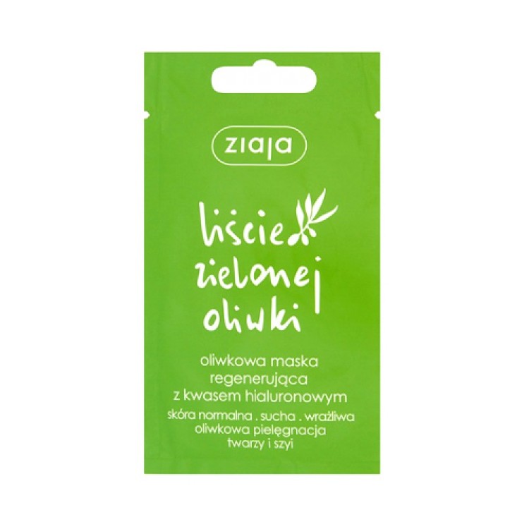 Ziaja green olive leaves regenerating mask 7 ml