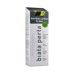 BIALA PERLA Black toothpaste: bamboo carbon & aloe 75ML BIALA PERLA Black toothpaste: bamboo carbon & aloe 75ML