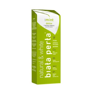 BIALA PERLA Toothpaste without fluoride: mint 75ml BIALA PERLA Toothpaste without fluoride: mint 75ml