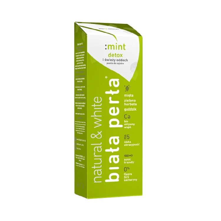 BIALA PERLA Toothpaste without fluoride: mint 75ml