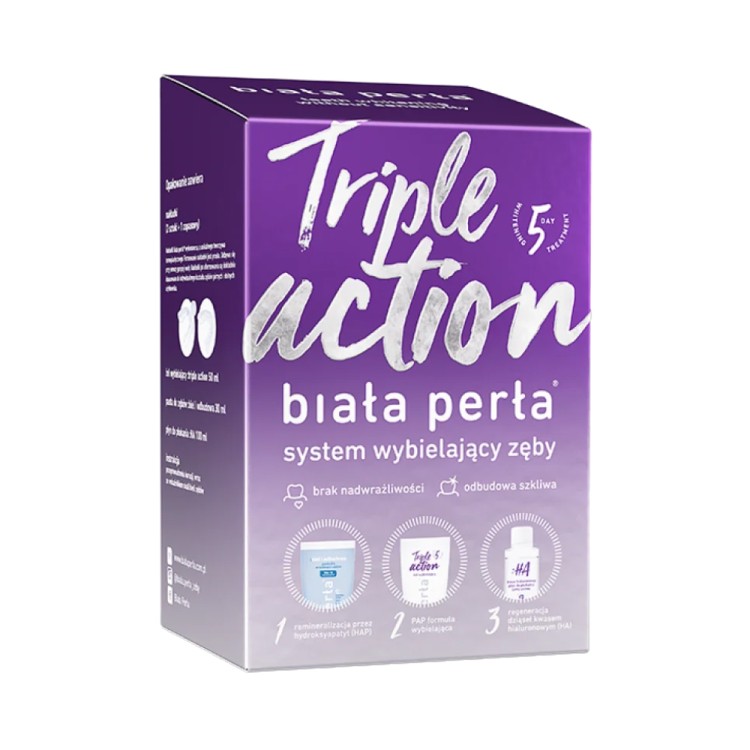 BIALA PERLA Triple action home teeth whitening kit