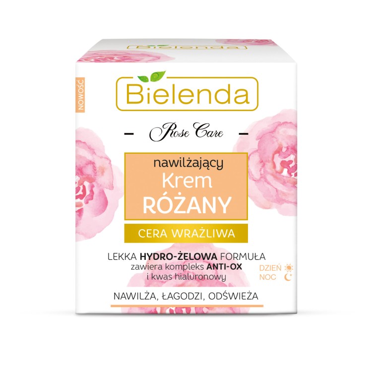 Bielenda ROSE CARE rose face cream moisturizing and soothing, 50 ml