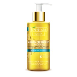ARGAN CLEANSING FACE OIL Refined argan oil to clean and wash the face + hyaluronic acid, 140ml ARGAN CLEANSING FACE OIL Refined argan oil to clean and wash the face + hyaluronic acid, 140ml