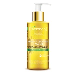 ARGAN CLEANSING FACE OIL Refined argan oil to clean and wash the face + sebum control complex, 140ml ARGAN CLEANSING FACE OIL Refined argan oil to clean and wash the face + sebum control complex, 140ml