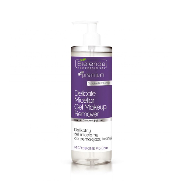 BIELENDA PROFESSIONAL MICROBIOME Delicate Micellar Gel Makeup remover 500 ml EXP: 02.2026