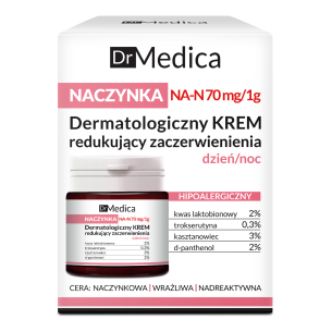Bielenda Dr Medica CAPILLARIES Dermatological redness reducing cream day / night, 50ml Bielenda Dr Medica CAPILLARIES Dermatological redness reducing cream day / night, 50ml