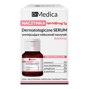 Dr Medica CAPILLARIES Dermatological serum reducing the visibility of broken capillaries day / night, 30ml Dr Medica CAPILLARIES Dermatological serum reducing the visibility of broken capillaries day / night, 30ml