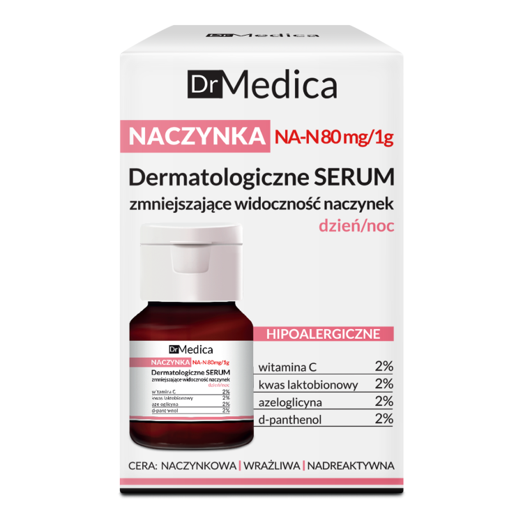 Dr Medica CAPILLARIES Dermatological serum reducing the visibility of broken capillaries day / night, 30ml