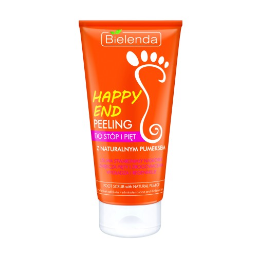 HAPPY END Foot and Heel Scrub with Natural Pumice Stone, 125ml HAPPY END Foot and Heel Scrub with Natural Pumice Stone, 125ml