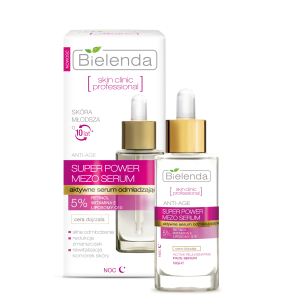 BIELENDA SKIN CLINIC PROFESSIONAL Actively Rejuvenating ANTI-AGE Night Serum, 30ml BIELENDA SKIN CLINIC PROFESSIONAL Actively Rejuvenating ANTI-AGE Night Serum, 30ml