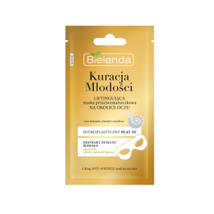 BIELENDA YOUTH THERAPY Lifting anti-wrinkle 3D sheet mask for the eye area BIELENDA YOUTH THERAPY Lifting anti-wrinkle 3D sheet mask for the eye area