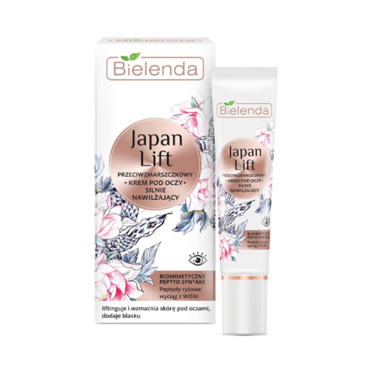 BIELENDA Japan Lift Moisturizing Anti-wrinkle Eye Cream, 15 ml EXP: 04.2024