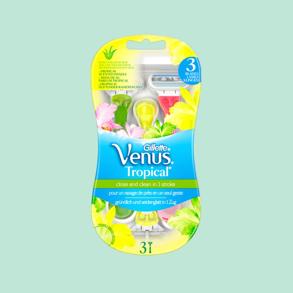 Gillette Venus Tropical Disposable Razors 3pcs