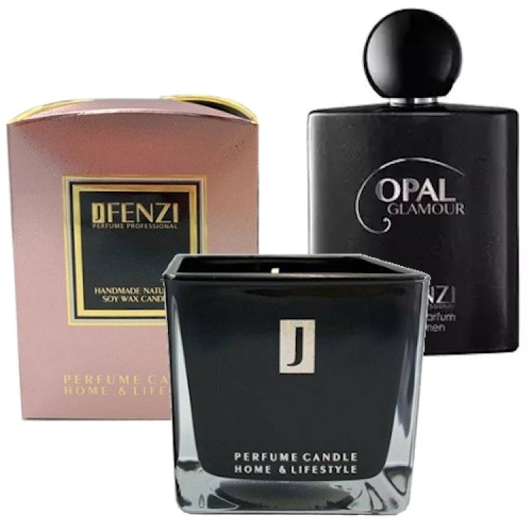 JFenzi Opal Glamour Natural Soy Candle 200g JFenzi Opal Glamour Natural Soy Candle 200g