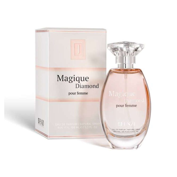 JFENZI MAGIQUE DIAMOND - EAU DE PARFUM FOR WOMAN 100ml JFENZI MAGIQUE DIAMOND - EAU DE PARFUM FOR WOMAN 100ml