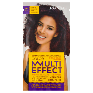 Joanna MULTI EFFECT INSTANT COLOR SHAMPOO 07 DEEP BURGUNDY 35 g Joanna MULTI EFFECT INSTANT COLOR SHAMPOO 07 DEEP BURGUNDY 35 g