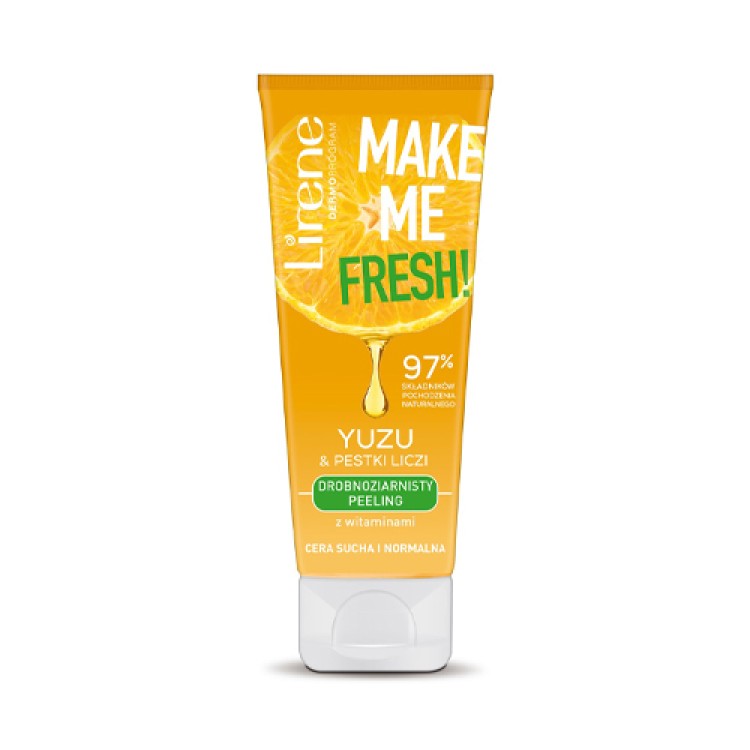 LIRENE MAKE ME FRESH FINE GRAINED SCRUB WITH YUZU & LYCHEE 75 ML