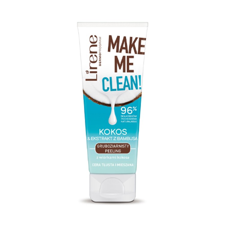 LIRENE MAKE ME CLEAN COARSE GRAINED SCRUB WITH COCONUT & BAMBOO 75 ML