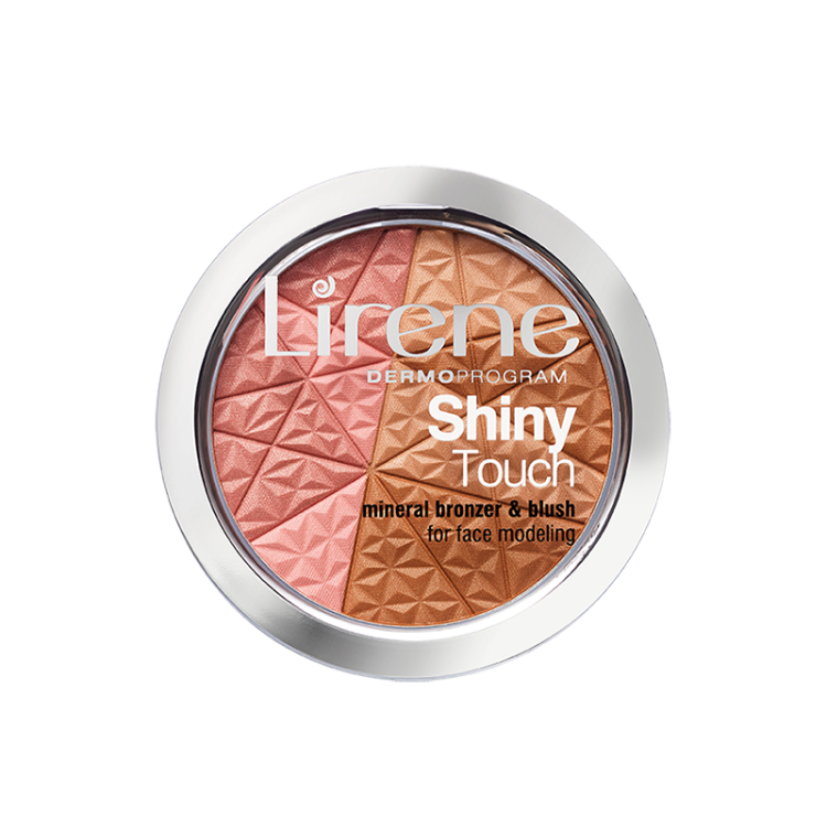 LIRENE, SHINY TOUCH Mineral bronzer and blush for face modeling, 9g