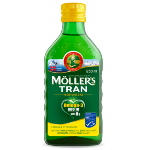 MOLLERS NORWEGIAN COD-LIVER OIL LEMON 250ML MOLLERS NORWEGIAN COD-LIVER OIL LEMON 250ML