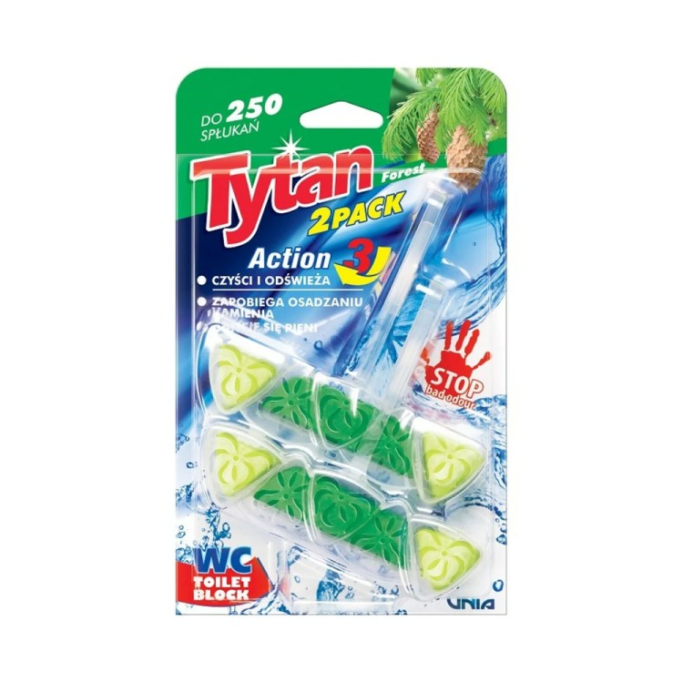 Tytan Action 3 Cleaning Cube Forest 2x40g