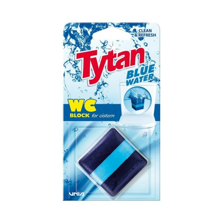 Tytan WC Block for Cistern Blue Water 50g