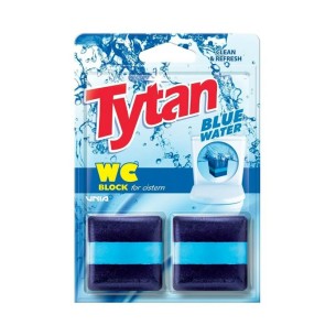 Tytan for cistern WC block Blue Water 2 x 50g Tytan for cistern WC block Blue Water 2 x 50g