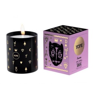 Yope Scented candle Incense, suede and raspberry 200g Yope Scented candle Incense, suede and raspberry 200g