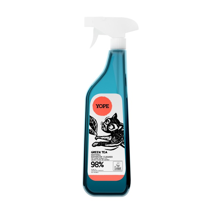 YOPE NATURAL BATHROOM CLEANER WITH GREEN TEA 750ML